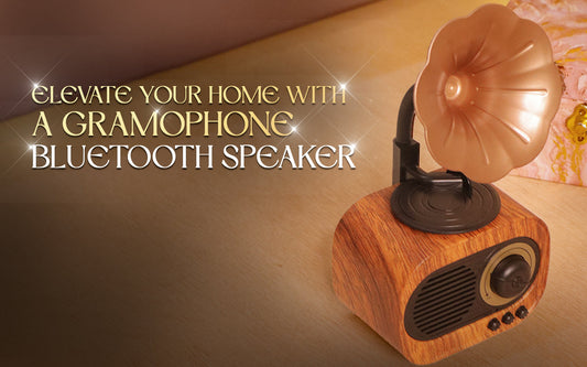 Add Grace to Your Home Decor with a Gramophone Bluetooth Speaker