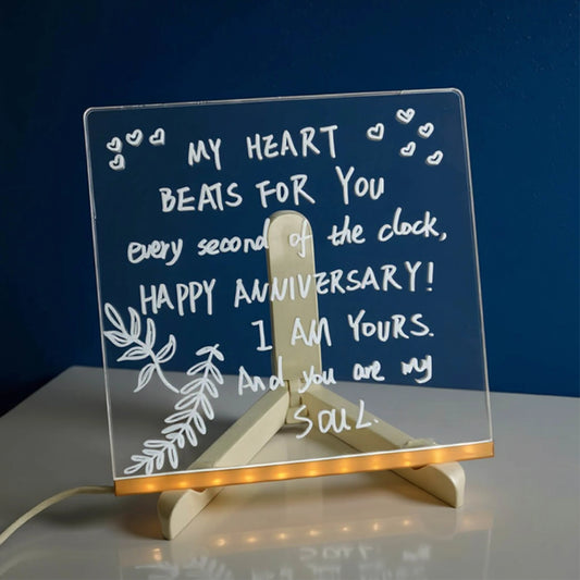 3D Acrylic Writing Pad With Pen