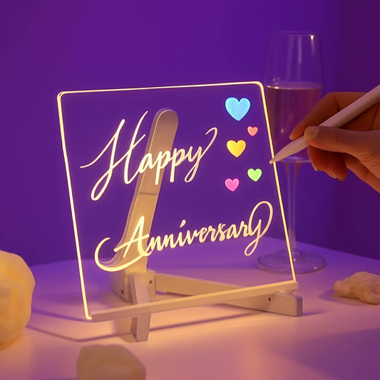 3D Acrylic Writing Pad With Pen