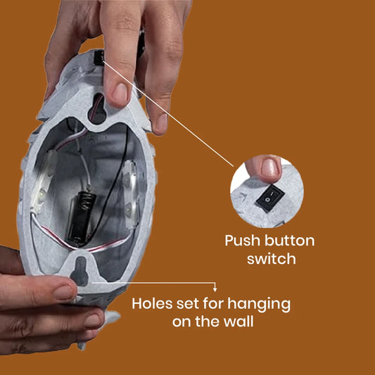 3D Eagle LED Creative Resin Carving Wall Lamp