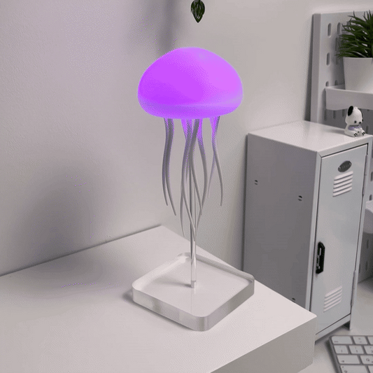 LED Cute Jellyfish Voice Control Rechargeable Night Lamp