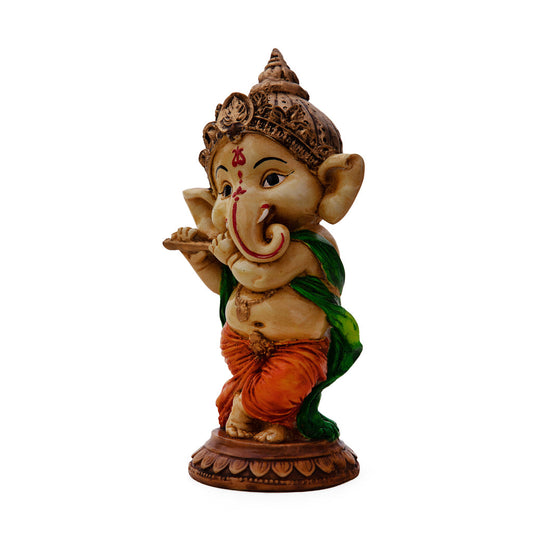 DANCING GANESHA WITH FLUTE