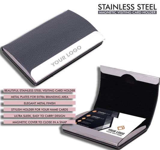 Stainless Steel Magnetic Visiting Card Holder