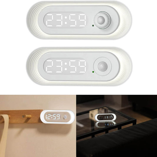 Digital Clock With Sensor Light