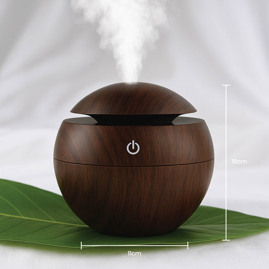 Mini Wooden Air Humidifiers Aromatherapy Ultrasonic Oil Aroma Diffuser
