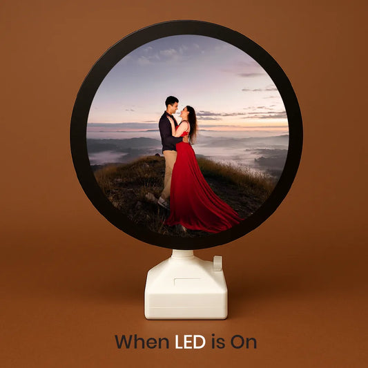 Magic Mirror Photo Frame with Light