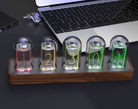 Nixie Tube LED Alarm Clock Electronic