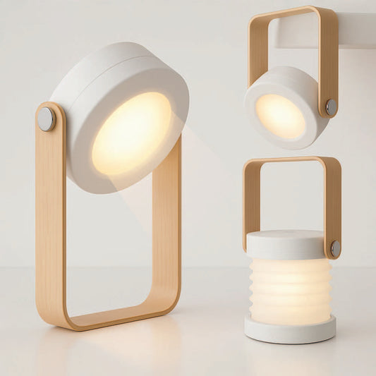 Rechargeable LED Lantern 2000 mAh Multi-Functional Portable Light Lamp
