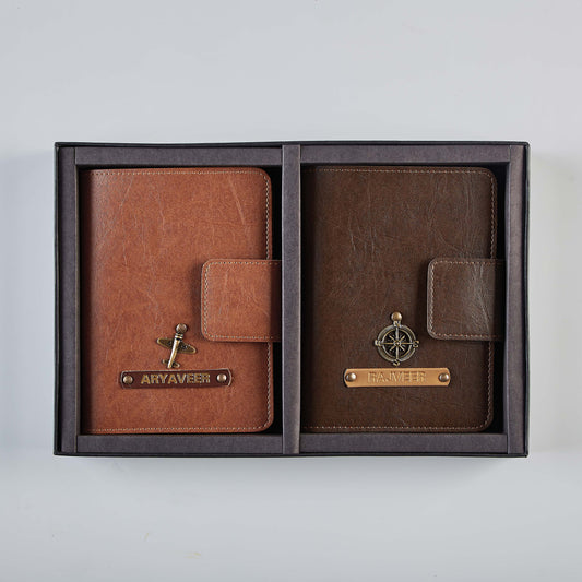 Couple Mini Travel Wallet Valentine's Box