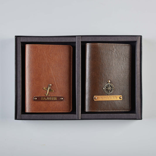 Couple Passport Cover Valentine's Box