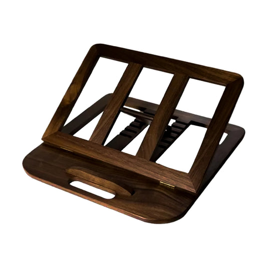 Wooden Laptop Stand for Desk with Adjustable Height