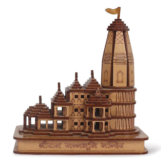 Shri Ram Mandir Model 3D Wooden Janmabhoomi Replica